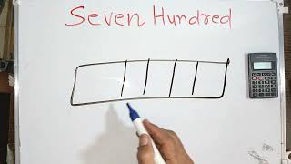 Seven Hundred only | 700 Number Spelling Hindi English Mein | Hindi