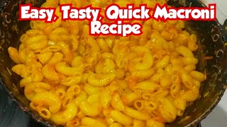 लहसुन प्याज़ टमाटर हरी मिर्च वाली स्वादिष्ट Macroni | Macroni Unique Recipe