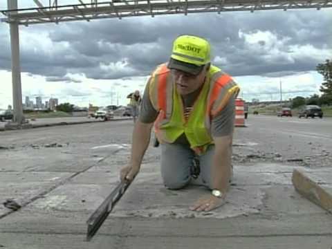 Concrete Pavement Restoration - Type B Repairs - YouTube