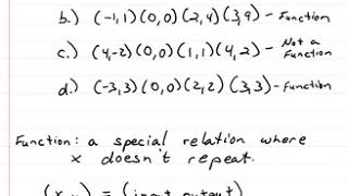 MAT 160 Section 4.5 Intro to Functions