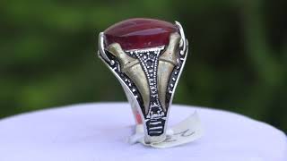 Original Yemeni Akik Ring For Men Jewelry 23