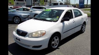 *SOLD* 2006 Toyota Corolla CE Walkaround, Start up, Tour and Overview