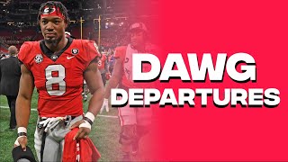 Georgia Bulldogs Football Departures I NCAA Transfer Portal I 2023 NFL Draft