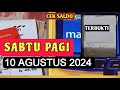 CEK SALDO BPNT TAHAP 5 SABTU PAGI 10 AGUSTUS 2024 MULAI CAIR CAIR YES DAERAH INI PLUS PKH