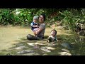 How to harvest giant fish ponds to sell at the market - cook with your children