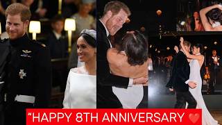 ❤️ Happy 8th Anniversary Harry & Meghan! Unseen Wedding Photos Leave Fans Emotional