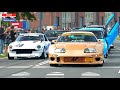 JDM Cars leaving GO Japan 2024 - 700HP Supra, Skyline GTR, AE86, RX7, Kei Cars, Chaser,...