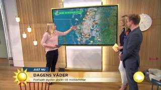 Meteorologen om midsommarvädret: \