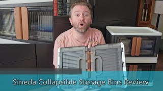 HOW TO GET ORGANIZED - Sineda Collapsible Storage Bins Review