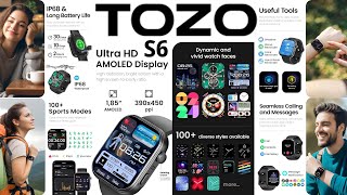 TOZO S6 Smart Watch Review | Best Budget Smartwatch? Features, Battery Life \u0026 Fitness Tracking!