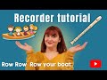 Easy songs for recorder | How to play easy songs