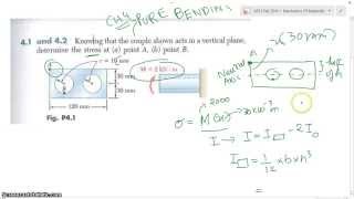 Pure Bending - Solving an Example 1