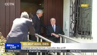 Longest serving German chancellor Helmut Kohl dies at 87