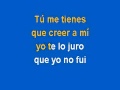 yo no fui karaoke sin cartar