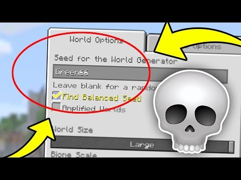The SCARIEST Seed To Find GREEN STEVE In Minecraft Scary 