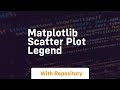 matplotlib scatter plot legend