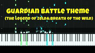 🎶 How to Play Guardian Battle Theme from The Legend of Zelda: Breath of the Wild 🎹 | Tutorial 🎵