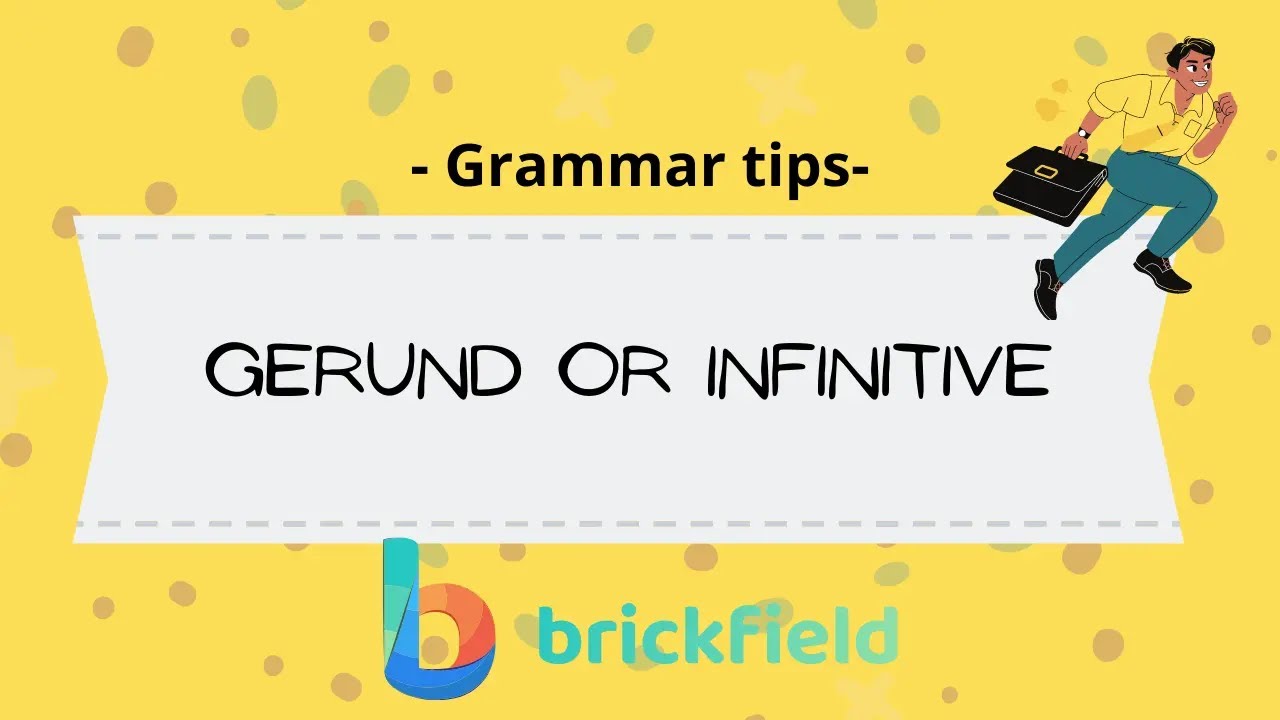 Infinitives And Gerunds. Grammar Tips - YouTube