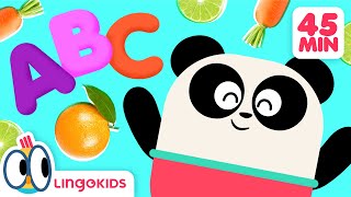 LINGOKIDS ABC VEGGIES 🍊🥑🍉 + More Food Songs for Kids | Lingokids