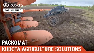 Kubota Packomat: One-Pass Plowing, Leveling, and Smoothing - Kubota Farm Solutions