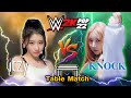 Chaeryeong Itzy vs Lee cheayeon Knock (Requested)- Table match - WWE 2KPOP #pae8tube 6/5/23