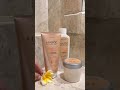 Demo video of the hairx advanced shampoo conditioner and nourishing cream by Oriflame Sweden ✨