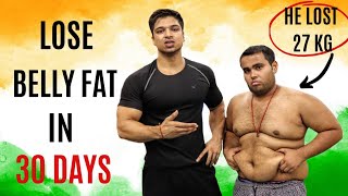 How to lose BELLY FAT For Indians in 4 weeks (Fastest way to lose Body Fat)