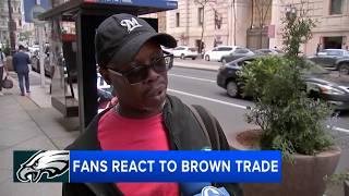 Eagles fans react to A.J. Brown trade to Patriots
