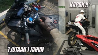 PERAWATAN RUTIN CBR K45R TAPI KAPOK SERVICE DIBENGKEL RESMI ‼️ MALAH JADI GINI