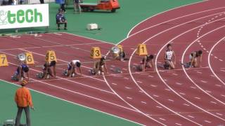 20161022ユース陸上男子100m予選5組