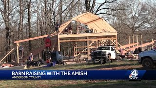 Special barn raising held in Anderson County