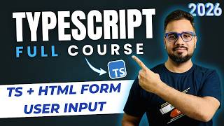TypeScript Tutorial #14 - TypeScript with HTML Input Fields