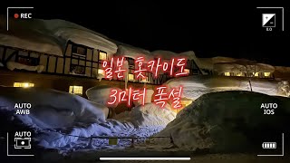 평생 볼 눈 다 본 일본 홋카이도 폭설 모음❄️ | 다시 가도 또 선택할 숙소 추천