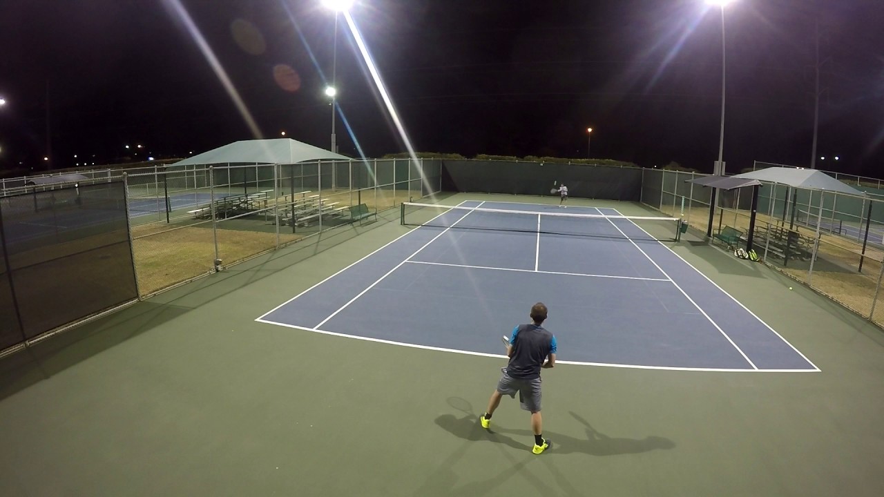 Highpoint Tennis B-2 Singles Winter League - Week 5 - YouTube