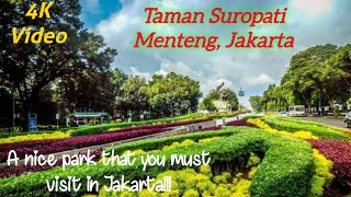 Taman Suropati, Beautiful Park located at Jakarta Pusat (Central) that you will enjoy to visit! 🇮🇩