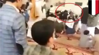 Suicide bomb attack in Yemen: video shows ISIS affiliate attack on Shiite mosque