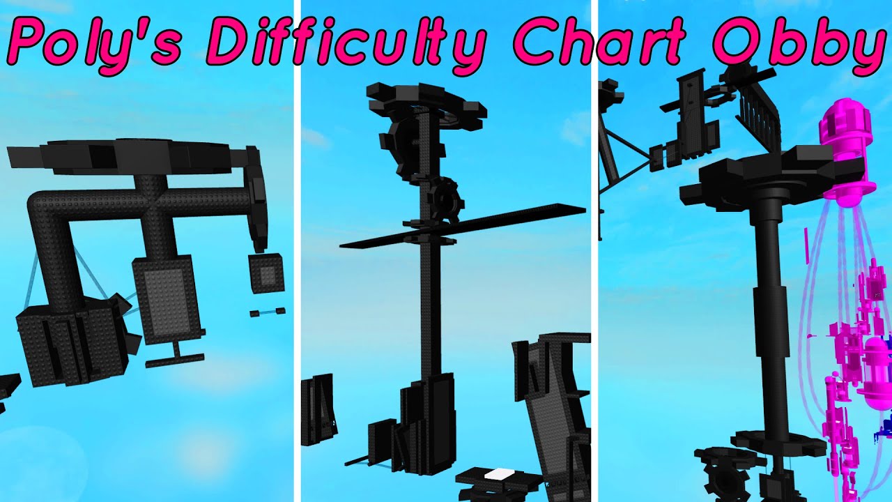 Poly's Difficulty Chart Obby (Stages 81-90) - YouTube