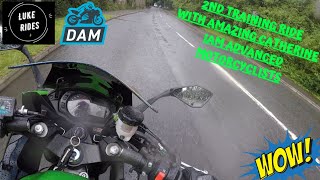 IAM / Motovlog 121 | Kawasaki Z1000SX | Advanced Motorcyclists 2nd Training Ride With Catherine