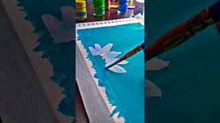 Easy flower painting #shorts#youtubeshorts#paintings