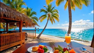 Tropical Beach Jazz | Smooth Relaxing Jazz Music with Ocean Waves for Chill & Summer Vibes