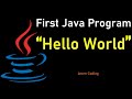 First Java Program | Java Hello World program | How to Compile & Run Java Program #java #programming