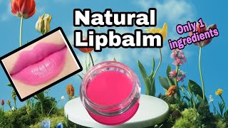 How to Make Pink Colour Lip balm at Home || DIY lip balm || Homemade lip Care|| #lipbalm