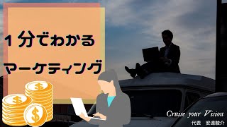 1分でわかるマーケティング！【独立起業して集客出来ない、売り上げが伸びないパパママ経営者・一人社長のための動画講座】