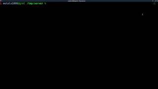 Setup a Webserver with Python Linux Tutorials clip1