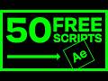 50 FREE After Effects Scripts (to improve your workflow)
