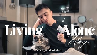 Days at Home: Cat Dad for a Day and my CNA Interview feat. Maono PD200X | Living Alone Philippines