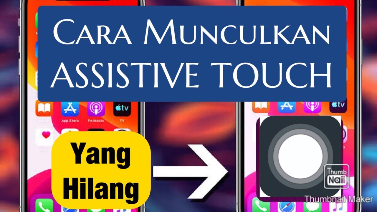 Cara Memunculkan Assistive Touch Di Semua Iphone - YouTube