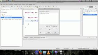 Creating First Java Program with Eclipse IDE on Linux
