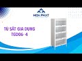 Tủ Sắt Gia Dụng TGD06-4 | Nội Thất Hòa Phát