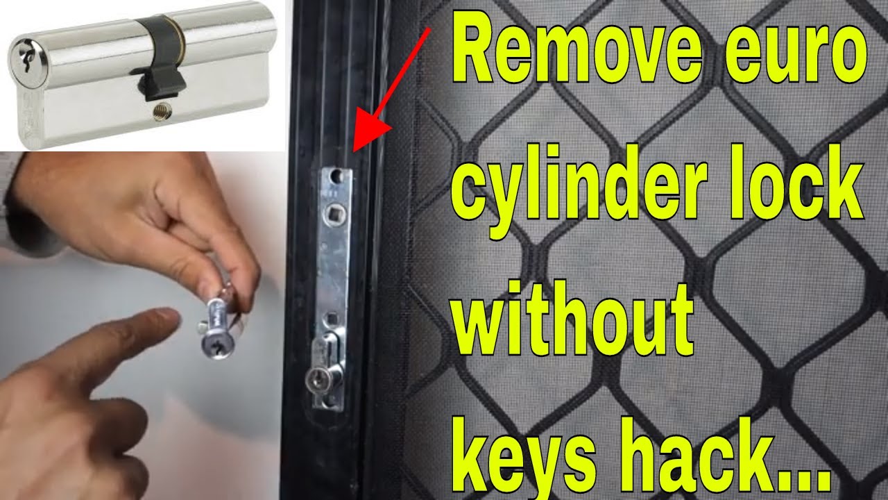 How To Remove Lock Core Without Key Guide For Diyers